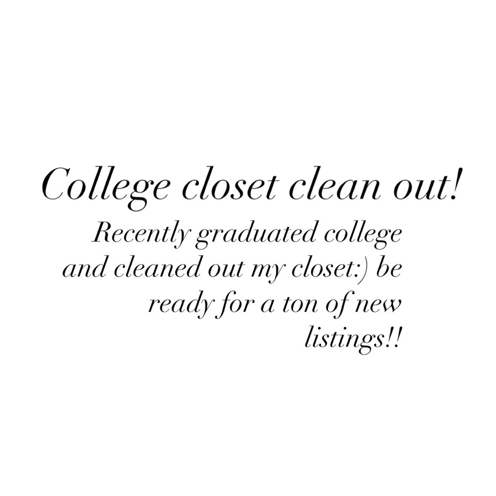 College closet clean out!!
